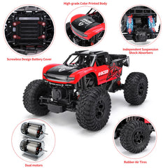 JONEALA tough body and independent shocks absorb impacts.