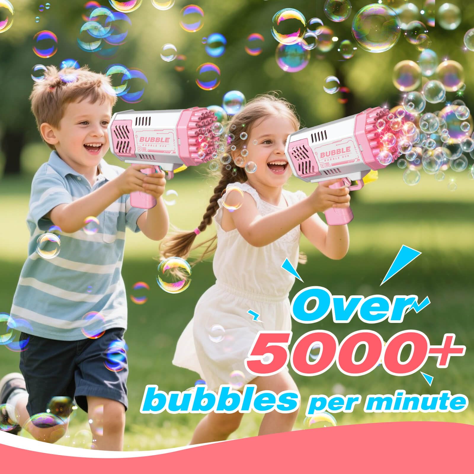JONEG bubble concentrate refills keep playtime bubbling without constant purchases.