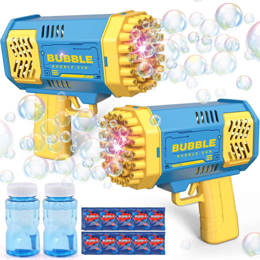 JONEG bubble machine 2pack set for backyard party fun and easy setup