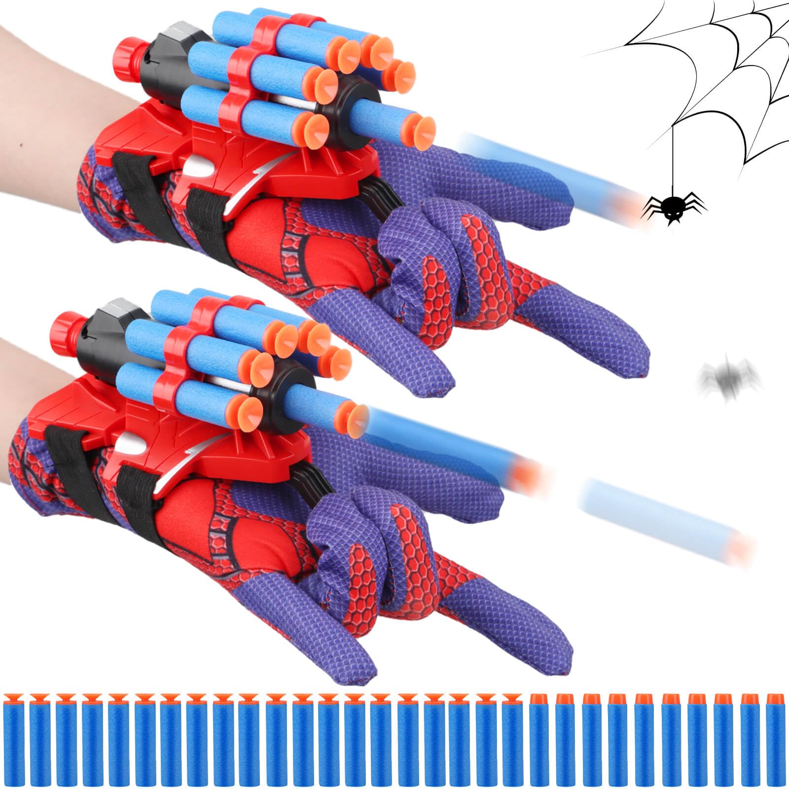 JONEG Web Shooters 2-piece set front view for imaginative play and active fun.
