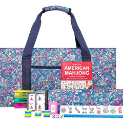 Jongyance American Mahjong tiles set with 166 pieces for extended family game sessions.