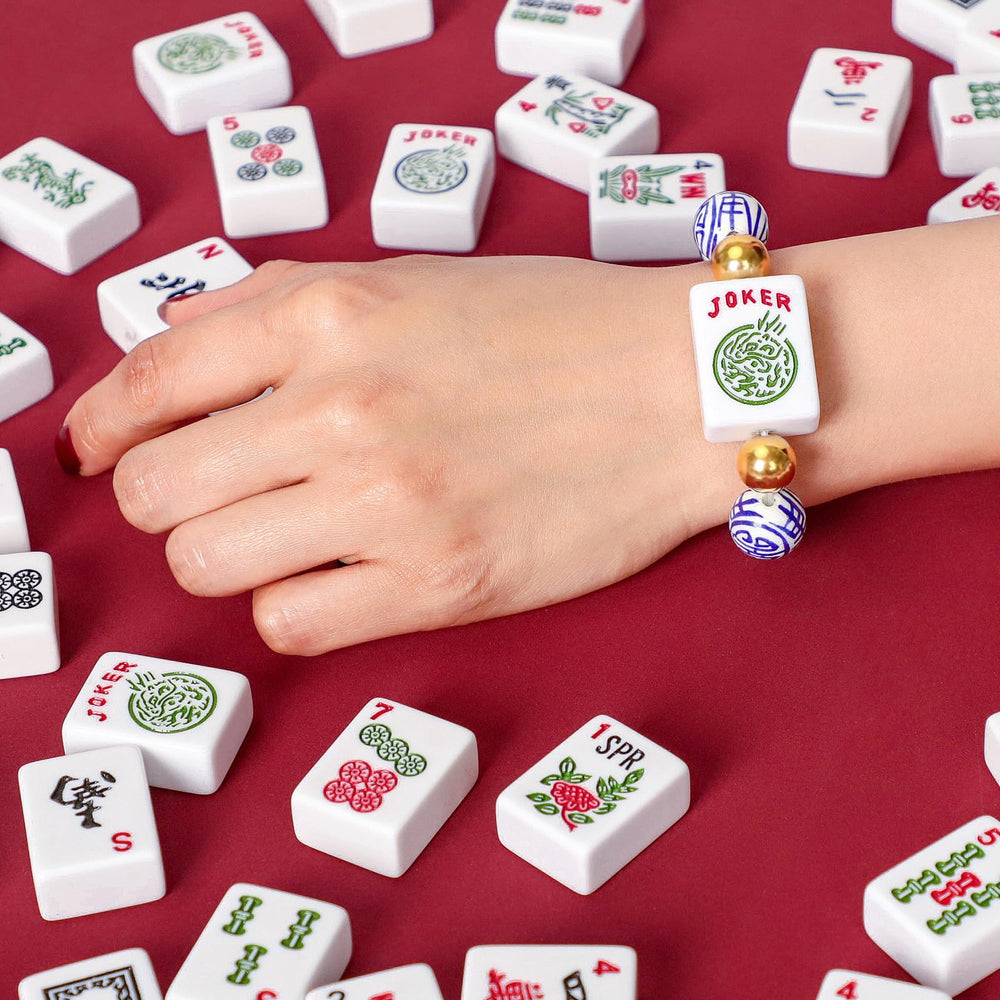 Jongyance lucky Mahjong jewelry symbol for positive vibes