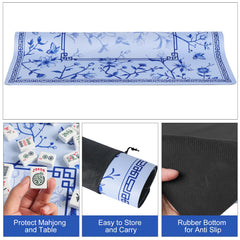 Jongyance mahjong mat durable fiber surface resists wear