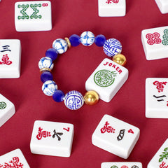 Jongyance blue accessory worn at parties for playful flair