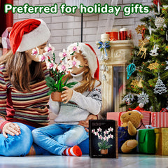 Joniuuca orchid decor fits bedrooms, living rooms, offices, and dorms.