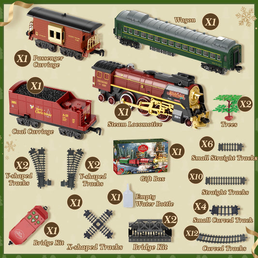 JONRRYIN electric train set remote control for easy forward and reverse