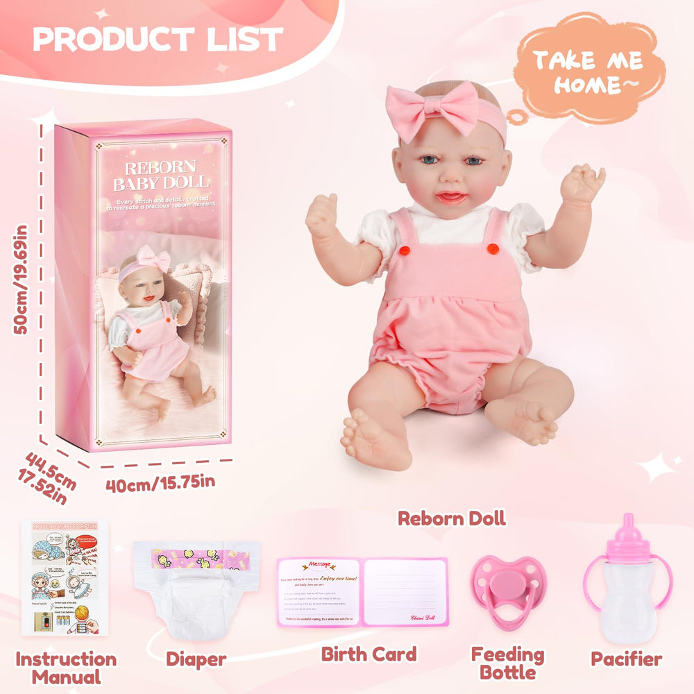 JONRRYIN Reborn doll gift box includes accessories for immediate gifting