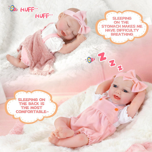 JONRRYIN Reborn silicone body and hands for realistic posing and gentle handling