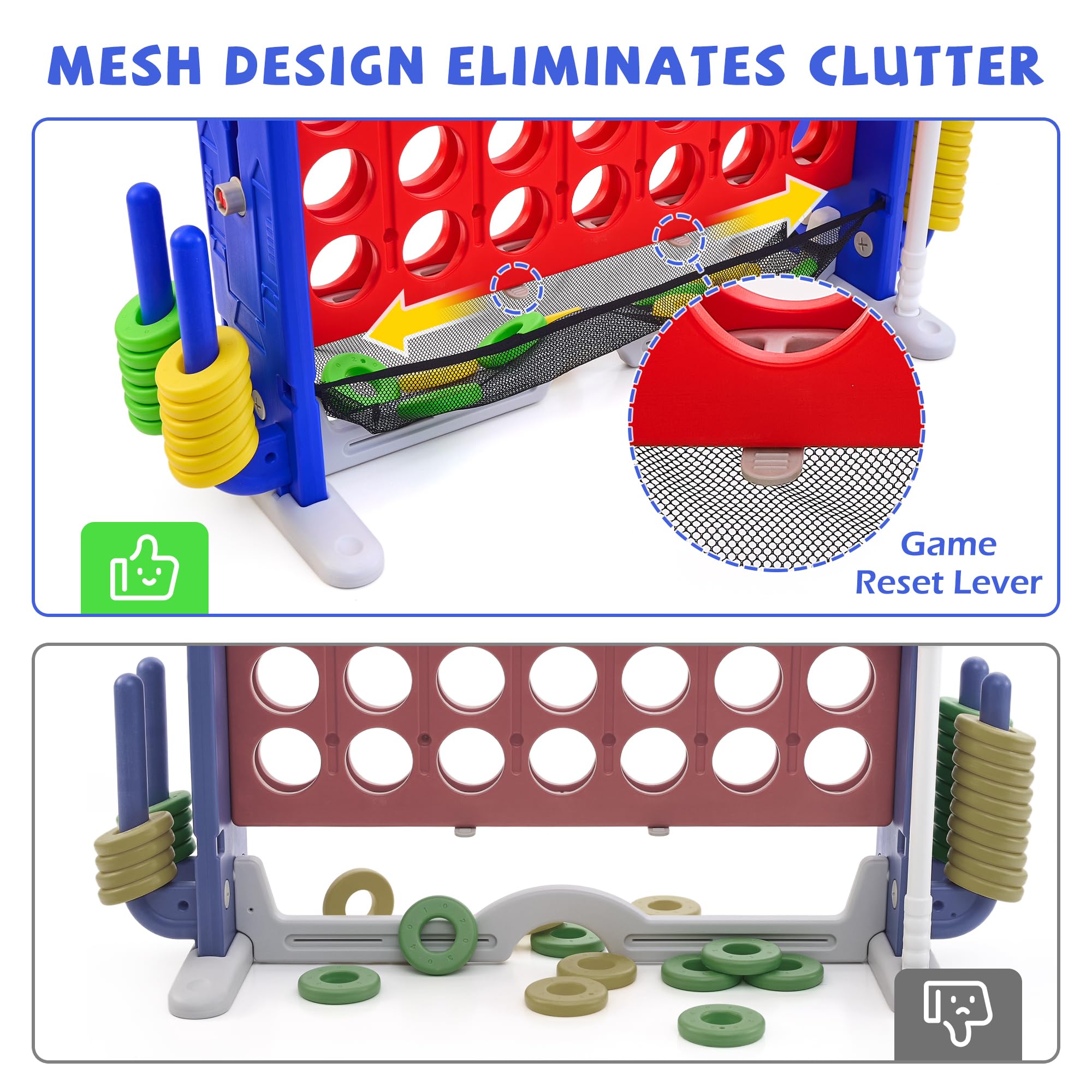 JooKiddie Giant 4-in-a-Row suitable for indoor and outdoor playspaces
