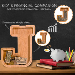JOOMLAFLY personalized wooden piggy bank gift with engraved messages