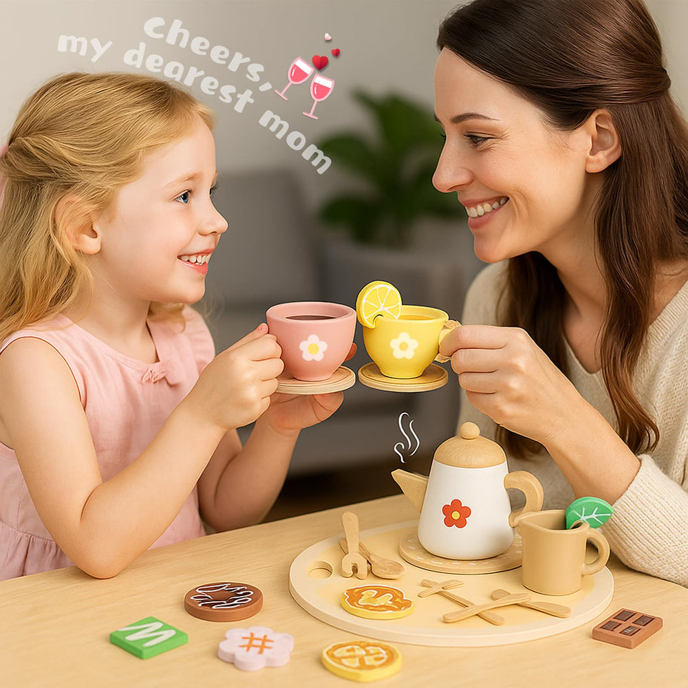 JOOMLAFLY wooden spoons ideal for stirring and serving tea.