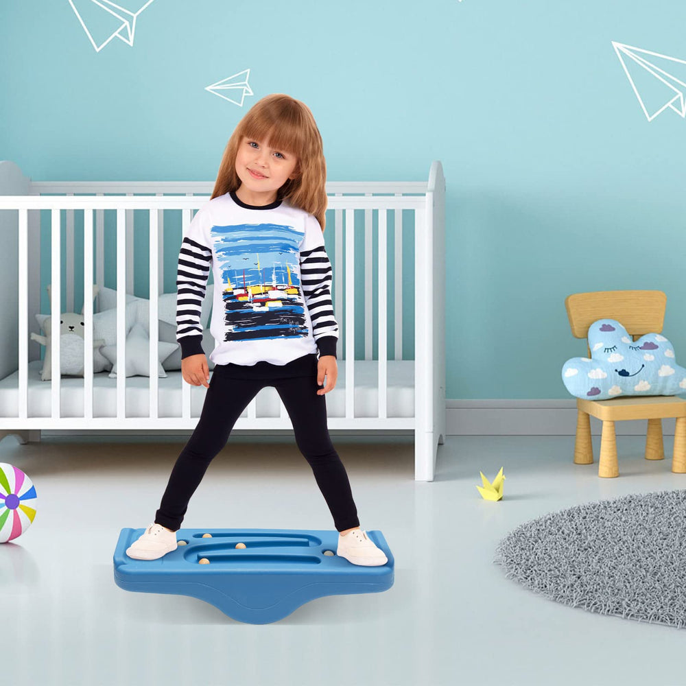 Joonly indoor-outdoor play setup in blue space