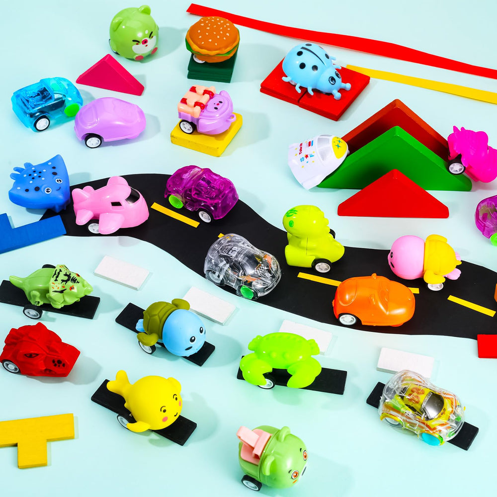 Bright colored capsules ideal for prizes, treasure chests, and Easter baskets.