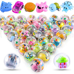 Joottuan gumball capsules 50-pack with bright colors for classroom prizes and party favors.