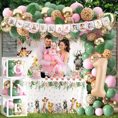 JOPHMO Wild One photo banner creates a keepsake display and photo opportunities.