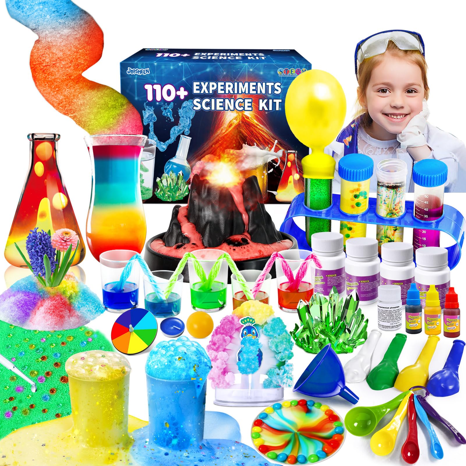 JOPSHEEN volcano eruption kit for kids with engaging setup and hands-on learning benefits.