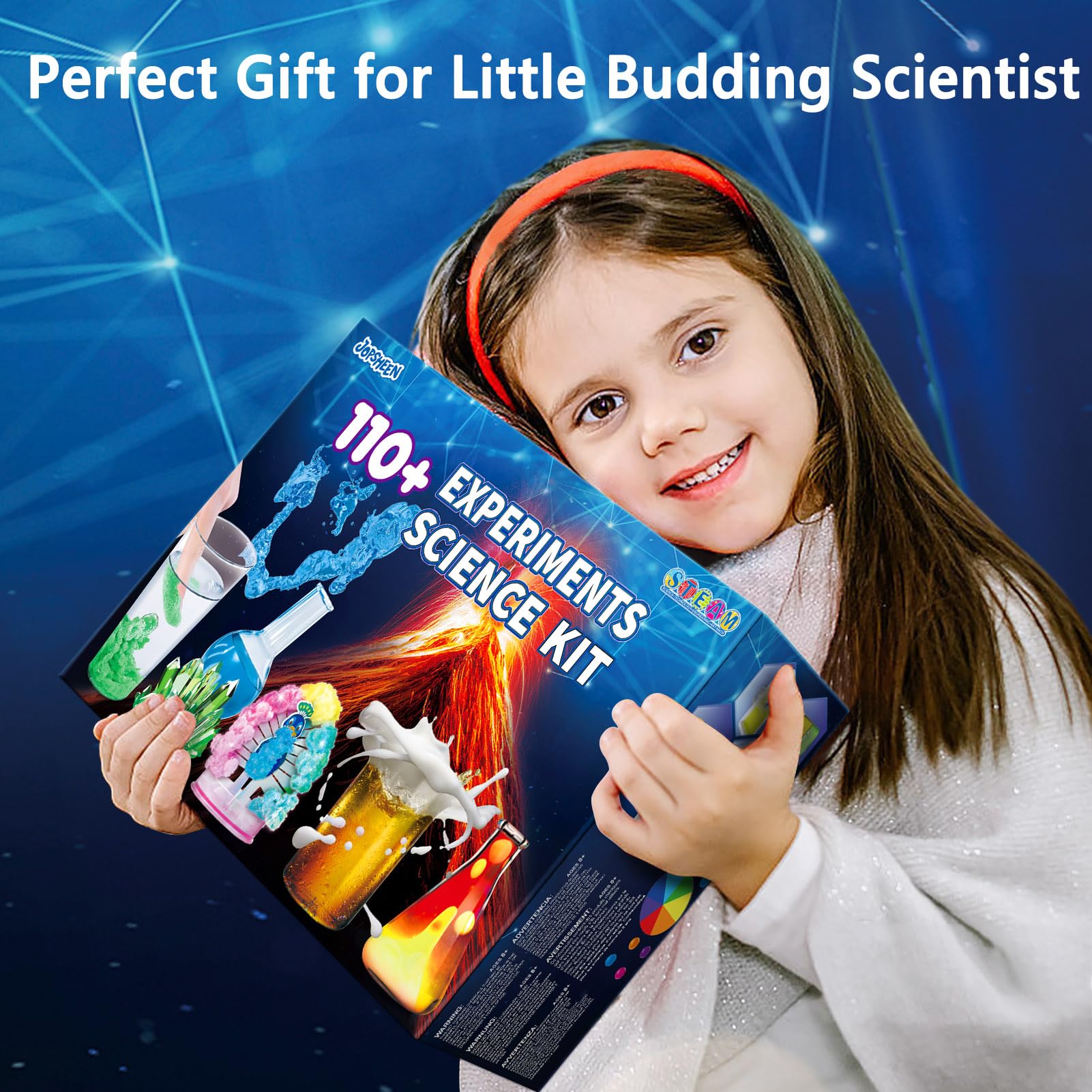 JOPSHEEN gift-ready science kit supporting learning through play at holidays and weekends.