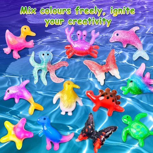 JOPSHEEN Water Elf Kit featuring 12 molds to create water pets.