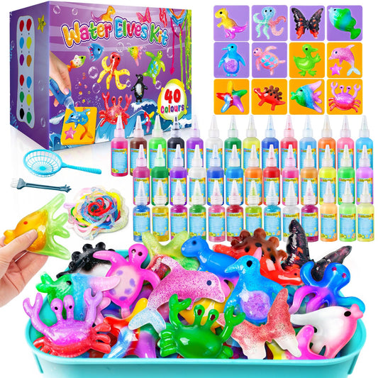 JOPSHEEN Water Elf Kit with 40 colors for vibrant, mess-free crafting.