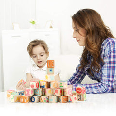 Joqutoys blocks featuring numbers for numeric recognition in a bright, kid-friendly design.
