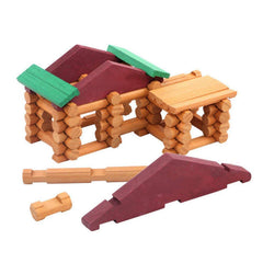 Joqutoys creative-building-logs foster imagination and hands-on learning during playtime.