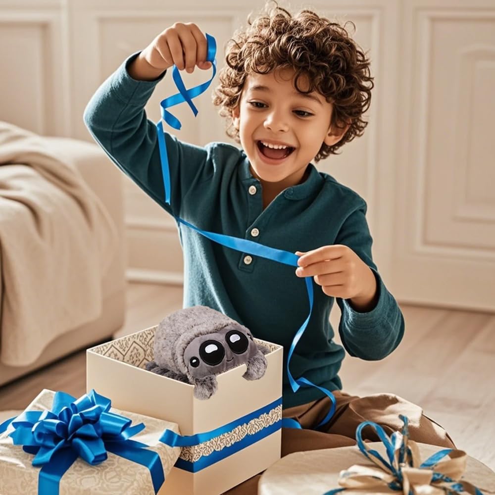Jorkei Spider Plush Décor, charming addition to living rooms or bedrooms.