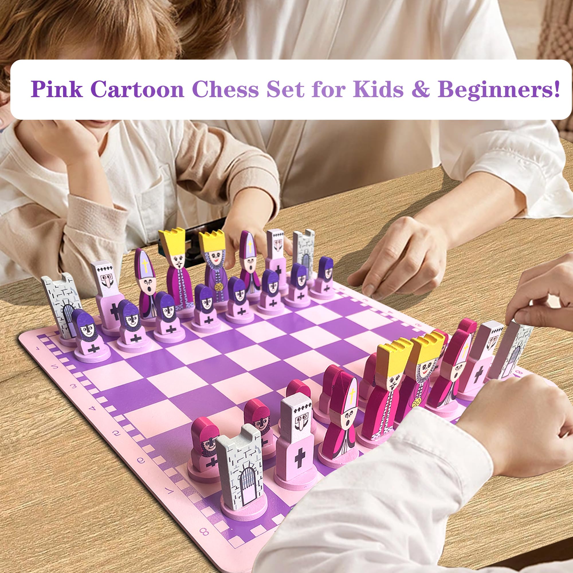 Compact, portable chess set ideal for school, picnics, and trips.