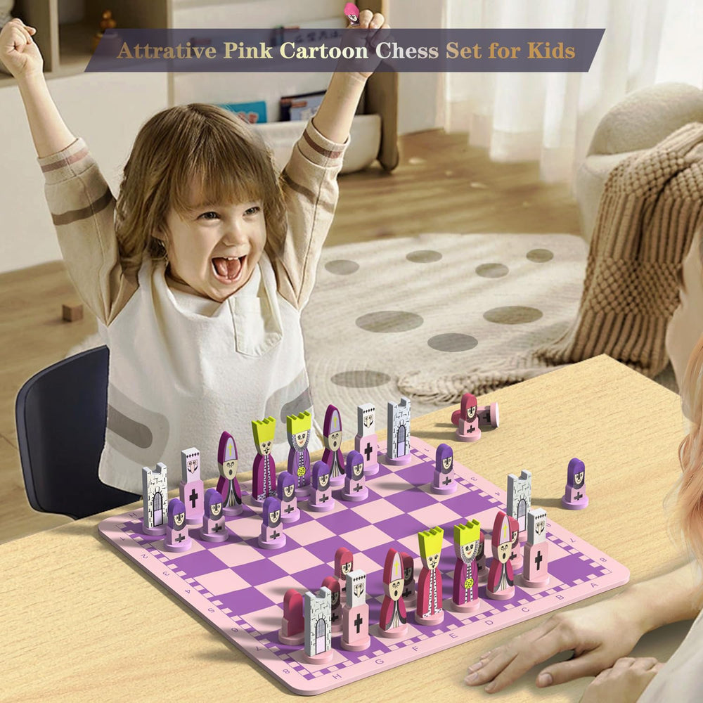 Engaging cartoon designs spark imagination during play sessions.