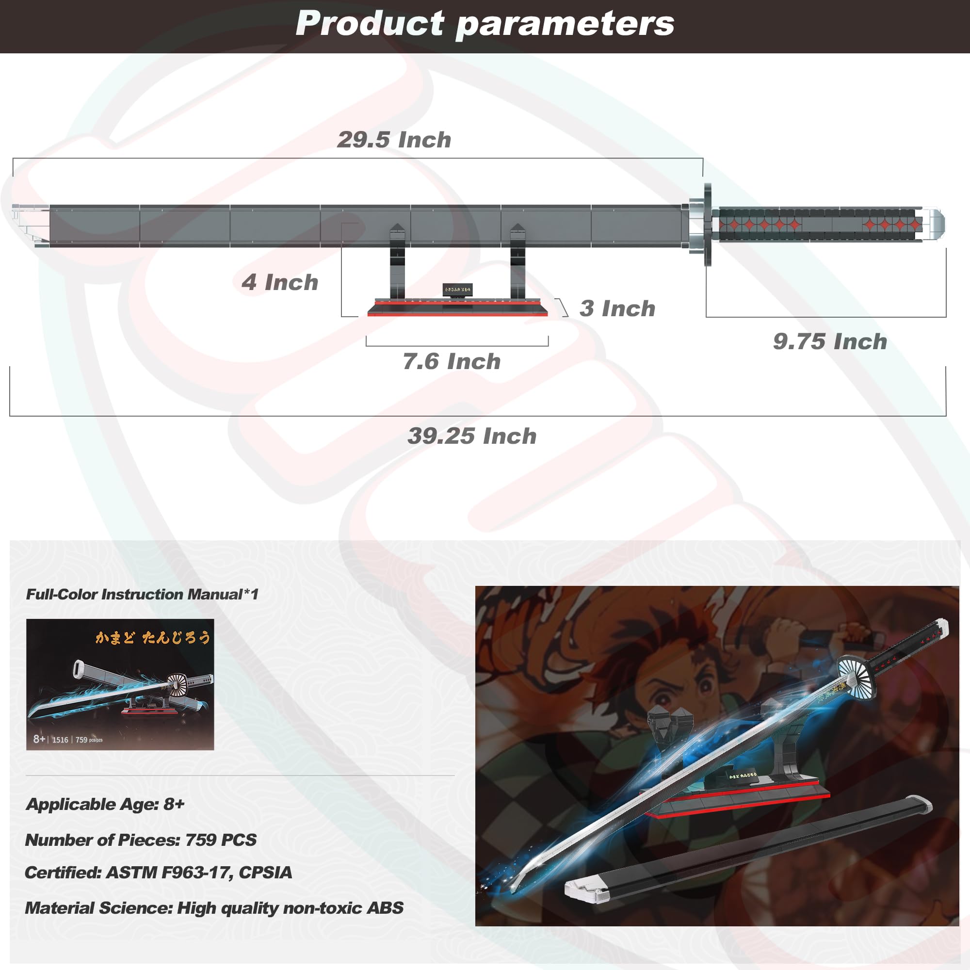 Jorumo ABS plastic bricks ensure durable, accurate details