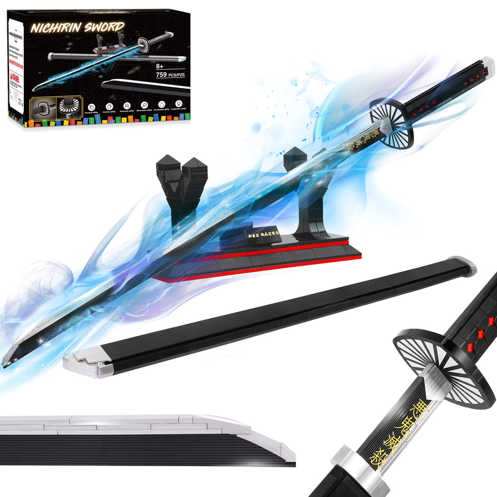 Jorumo Demon Slayer sword with scabbard and display stand for cosplay