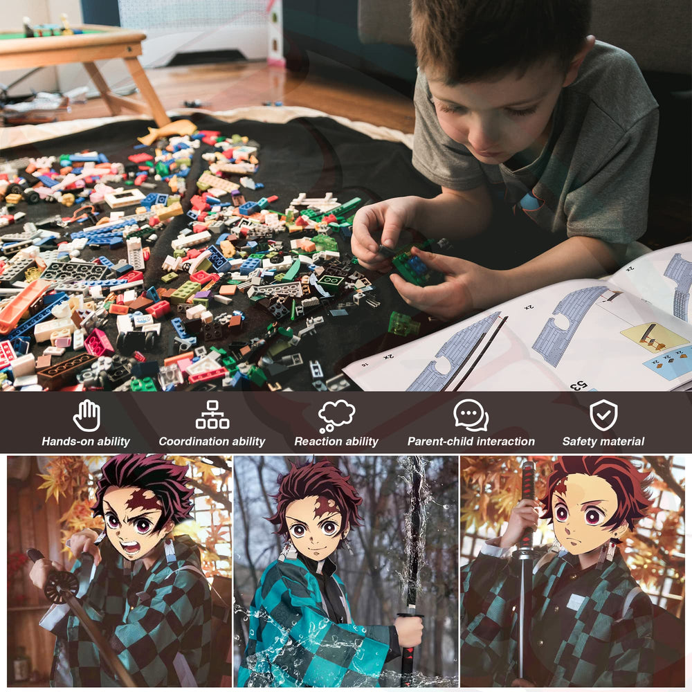 Jorumo sword building block set ideal for cosplay and display