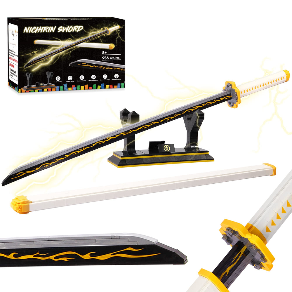 Jorumo Zenitsu sword-building set with 39-inch blade for display and cosplay