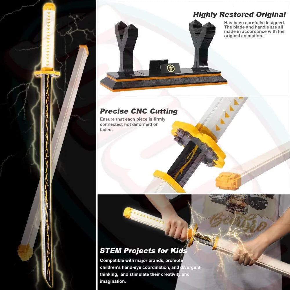 Jorumo Zenitsu sword stand providing steady support for tabletop showcases