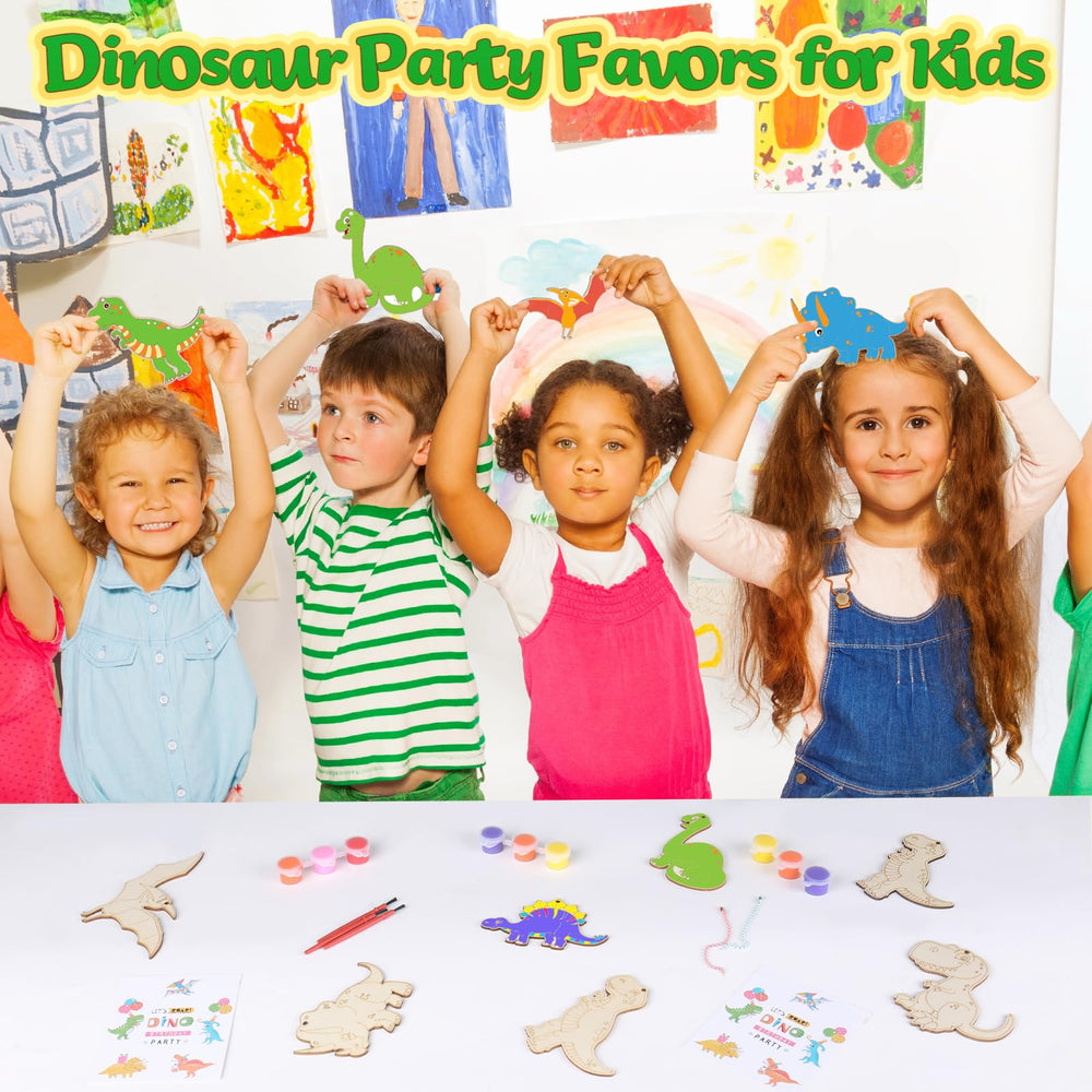 Colorful acrylic paints set is non-toxic and quick-drying for little artists.