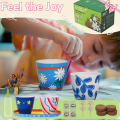 Jouetondream butterfly decorations add whimsy to young gardeners' displays.