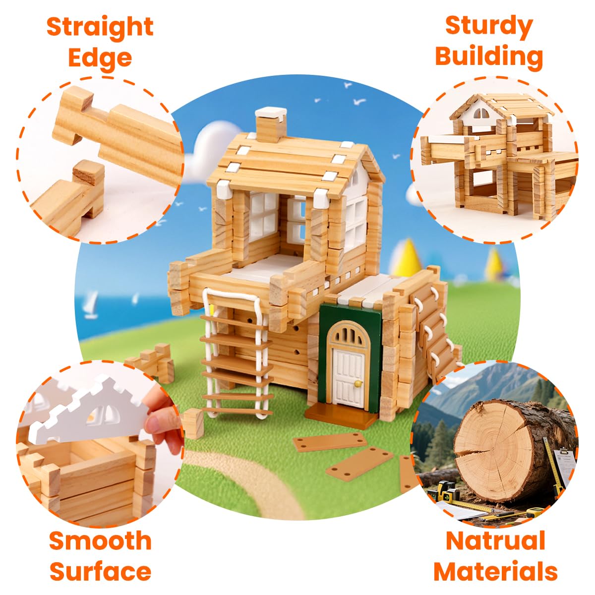 Jovi-mindly blocks with rounded corners for safe little hands