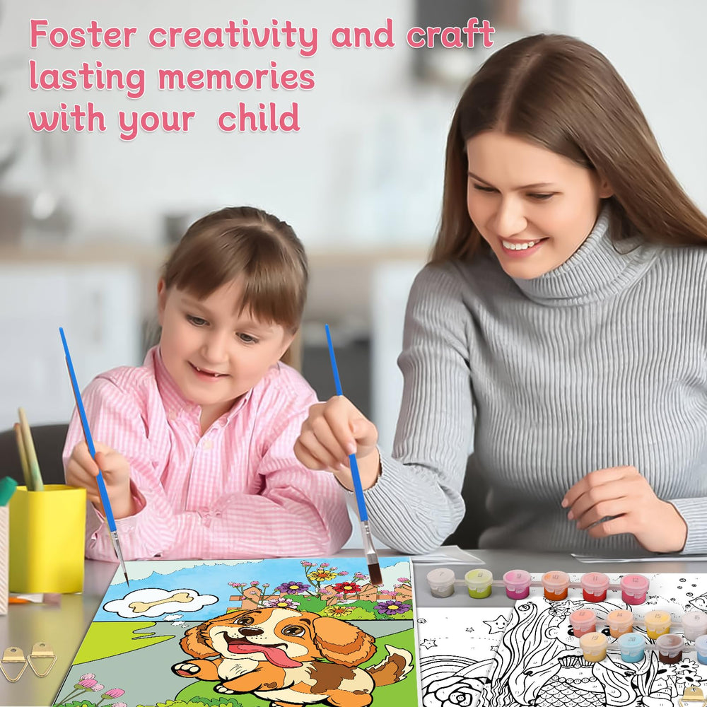 Jovial & Joyful Christmas art set for kids adds festive fun and creativity.