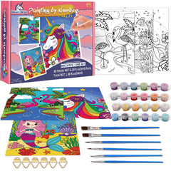 Jovial & Joyful gift-ready painting kit for birthdays and holidays.
