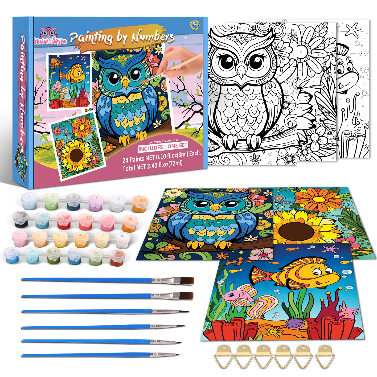 Jovial & Joyful unboxing experience hints at a gift-ready surprise for young artists.