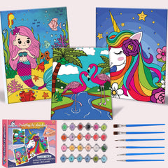 Jovial & Joyful unboxing-ready art kit with complete tools and set.