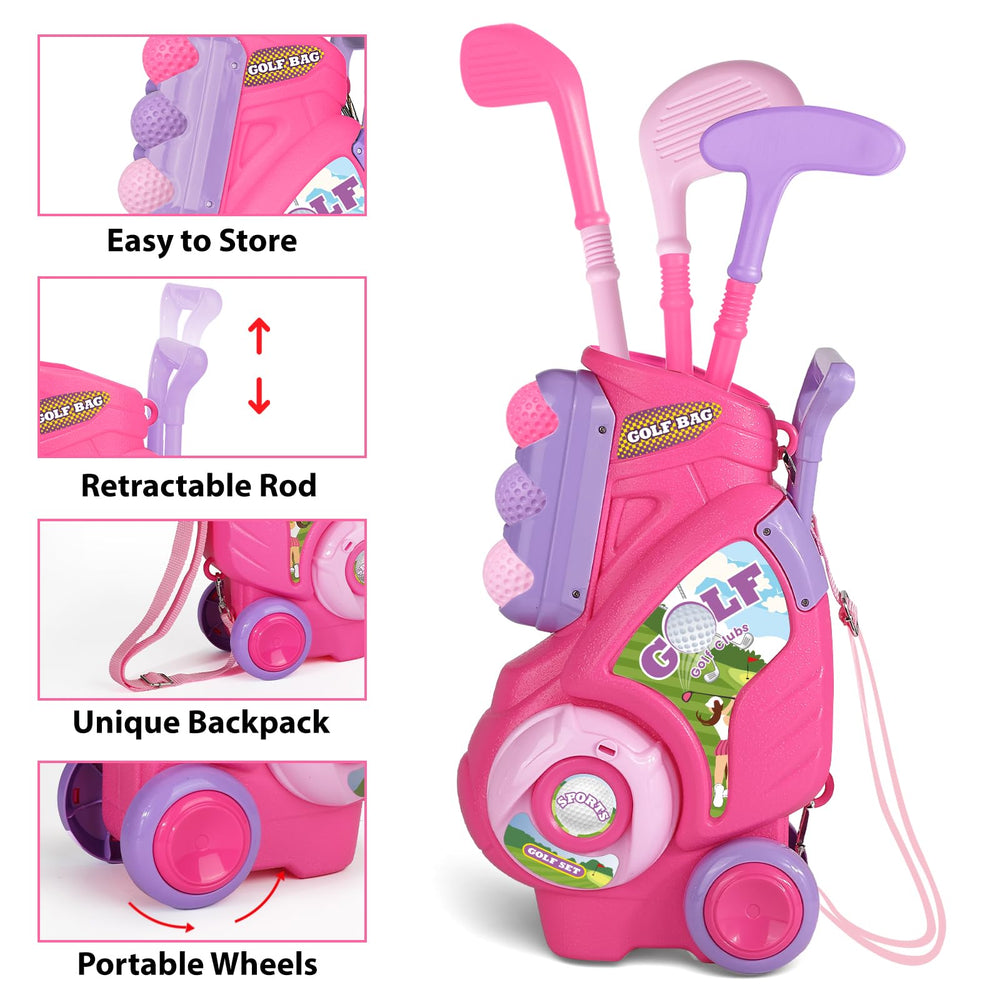 Jovizo toddler golf clubs designed for small hands and safe play