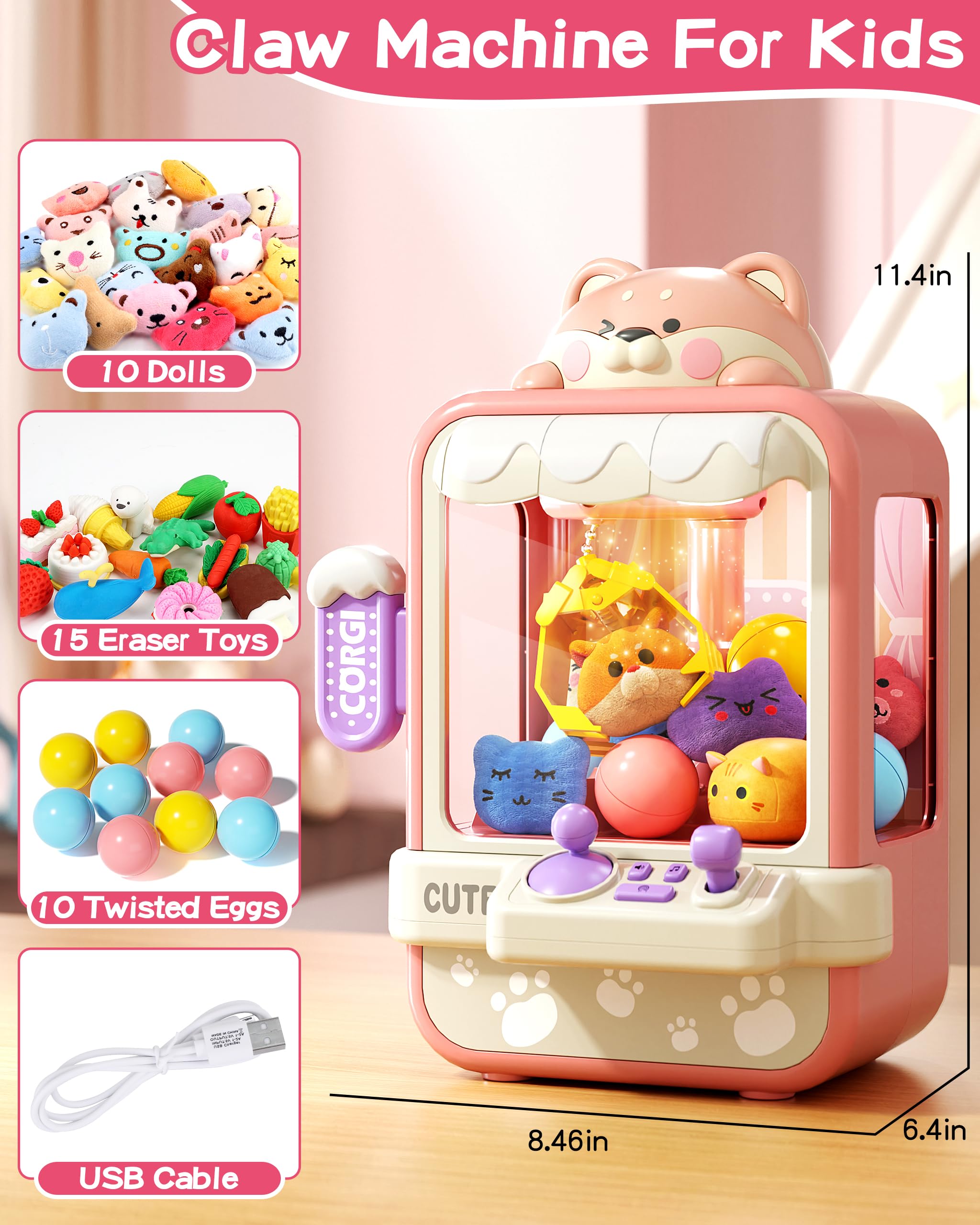 Jovow Claw Machine party mode sparks friendly family competition.