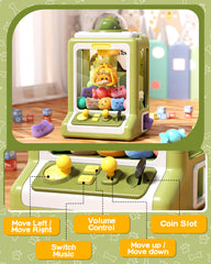 Jovow Claw Machine features 360 degree rotation for precise prize pickup.