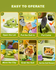 Jovow Claw Machine offers a 45 second challenge for friendly competition.