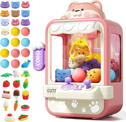 Jovow Claw Machine kids arcade design showcases colorful prizes for hours of fun.