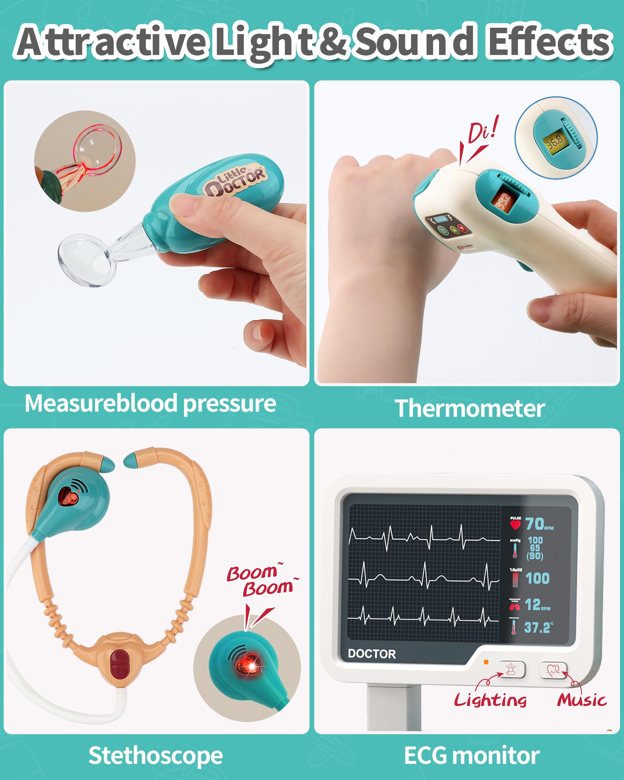 Jovow thermometer and tools offer safe, interactive health checks for kids.