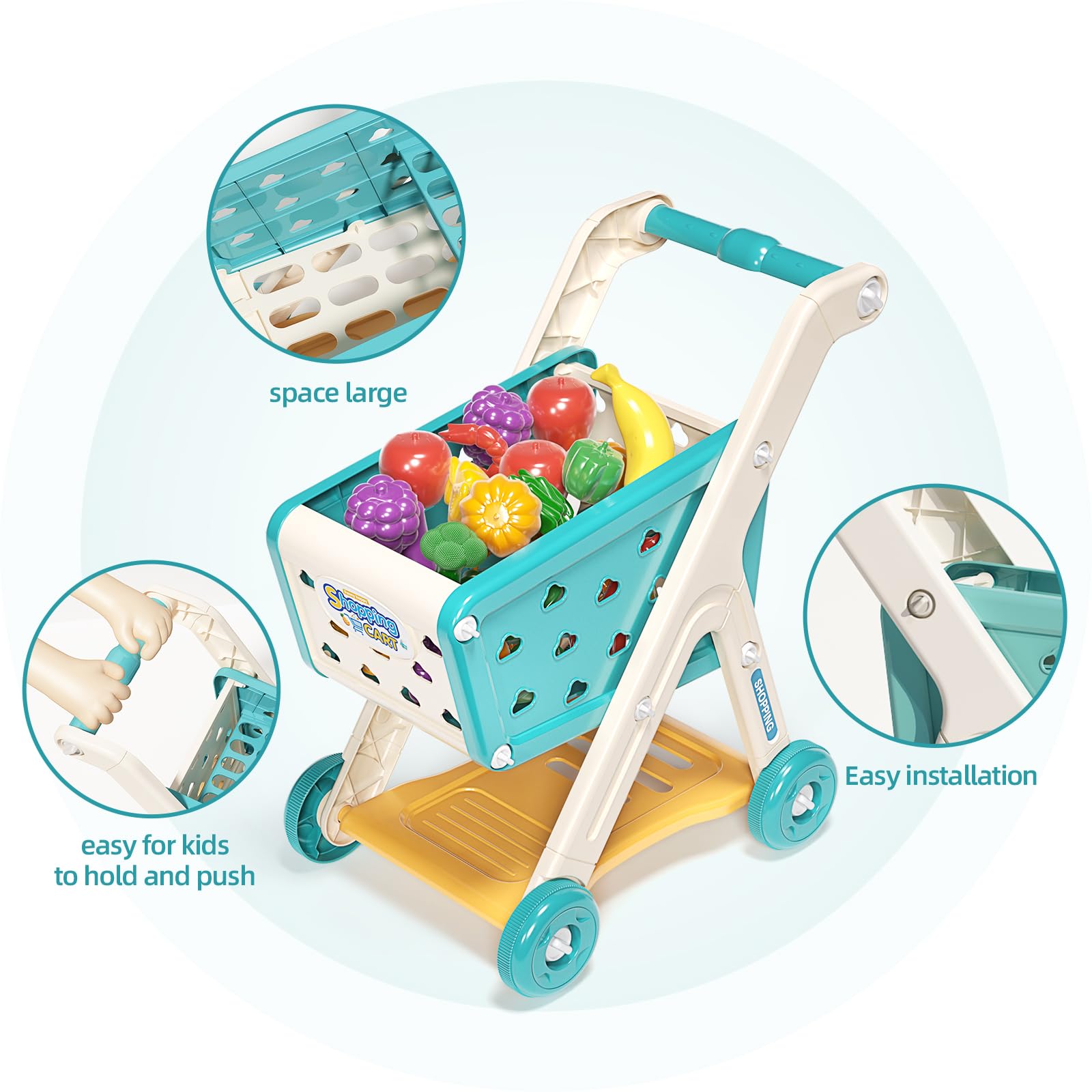 Jovow fast food toys expand pretend kitchen and market scenarios