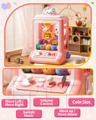 Jovow Rabbit Claw Machine plush-toys-surprise-eggs-donut-accessories enhances imaginative play