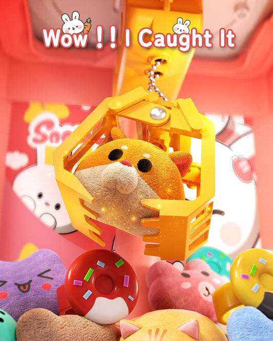 Jovow Rabbit Claw Machine rotating-claw enables easy prize selection for kids