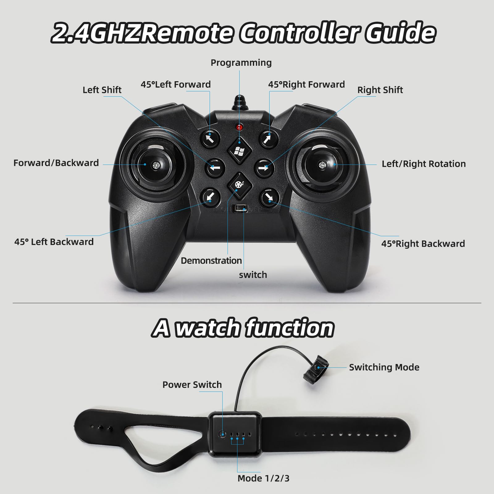 Jovow RC Stunt Car battery and remote setup for extended sessions